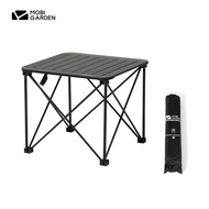 MOBI GARDEN Outdoor Camping Aluminum Folding Table Square Portable Lightweight Picnic
