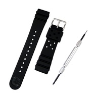送料無料[SEIKO Genuine Domestic Authorized Dealer] 22mm seiko Diver's Urethane Band DAL1BP with Spring B
