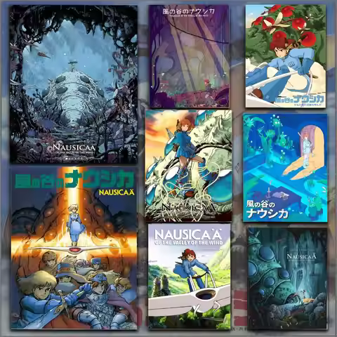 Anime N-Nausicaa Of The Valley Classic Movie Poster HD Anime Hot Theme Singer/OST/Movie-Waterproof S