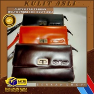 Handbag Clutch Bag Men Women Genuine Leather Branded 100% Original New Branded Kickers Import