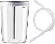 Glass Milk Container for Jura Espresso Coffee Machine Z8,Z6,J6,S8, S80, E8,GIGA X8cG2/X8G2/X3cG2/X3G