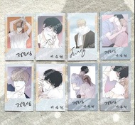 ⭐️週邊⭐️Checkmate 將殺 燙金拍立得小卡8張組 韓國BL漫畫 韓漫 LEZHIN BOMTOON 平心