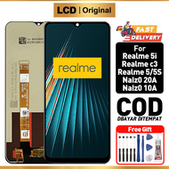 LCD Realme 5i Realme C3 Realme 5 5S Narzo 20A Narzo 10A Original Fullset FOR Glass Touchscreen Digit