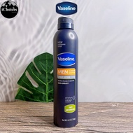 Vaseline _ Men 24 Hour Moisture Spray Lotion Fast Absorbing 184 g วาสลีน สเปรย์ โลชั่น เหมาะสำหรับผู