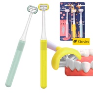Sg Stock 3 Sided Toothbrush for Kids Children Manual Soft Bristles