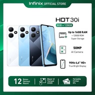 Infinix Hot 30i 8/128GB Up to 16GB Extended RAM Helio G37 - 6.6