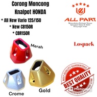 (BEST Quality) Muzzle funnel exhaust cover for honda all new vario 125/150 new cb150r cbr150r