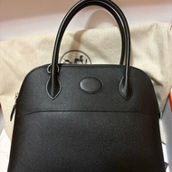 ［超新］Hermes Bolide 27 黑色金扣 espom皮
