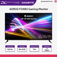 DYNACORE - Gigabyte AORUS FO48U 48" 4K OLED Gaming Monitor, 3840x2160 , 120 Hz Refresh Rate, 1ms Response Time (GTG)