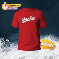 HEBAT XS FRESH ARRIVAL SUPERDRY LOGO PRINTED CREW NECK T SHIRT FOR MEN AND WOMEN 100% COTTON BN21Q