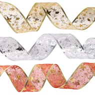 christmas ribbon christmas box packaging Pokok Krismas hiasan reben xmas ribbon Christmas tree pende