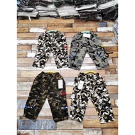 Kid’s Army Cropped Pants🌟7~12Y🌟Ready Stock