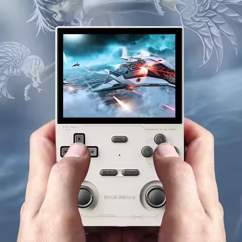 K36 Handheld Game Player Dual Joystick 3.5 Inch IPS Screen Video Gaming Console 3500 MAh Battery for