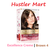 LOreal Paris Excellence Creme Triple Care Hair Color - Natural Brown 4