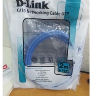 D-Link UTP Cat6 Patch Cord blue2M
