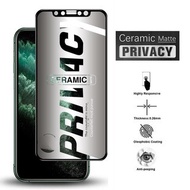 Realme 13 14 14X 12 12X 11 11X Ceramic Matte Privacy Tempered Glass