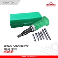 Obeng Ketok Set YUKIDO /Obeng Ketok Putar TEKIRO OBENG KETOK TEKIRO 5PCS/IMPACT DRIVER SET TEKIRO 1/2 Obeng Getok ASIA BAUT