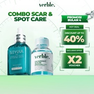 VERBLE Combo Scar & Spot Care Serum Pitted Scar Removal + Seyoul Advanced Youth Activating Serum SEY