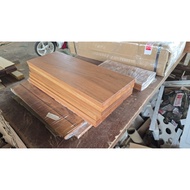 44(T)mm × 400(W)mm (+/-5mm)  = 2'(L)Feet Chengal Solid Wood Timber Smooth Finish Kayu Cengal