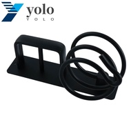 YOLO Hair Dryer Holder Space Saving Bathroom Curling Iron Organizer Wall Mounted Aluminium Alloy Storage Rack