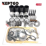 STD size 4D32 Engine Rebuild Kit Compatible With for Mitsubishi 4D32 4D32T Liner Piston Ring Bearing