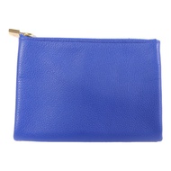 HERMES Evercolor皮革Atout 14 Pouch Card Holder金扣卡片套Bleu Electrique
