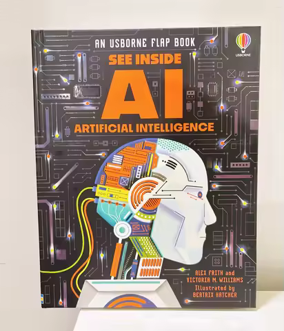 Usborne Flap Book See Inside AI artificial intelligence English Educational Picture Book Baby Early