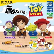 〘全套/散賣〙 Takara Tomy Disney Pixar Toy Story 反斗奇兵 總具總動員 靠肩 倚肩 肩並肩 睡眠公仔 Fig. 扭蛋 (全4種) 三眼仔 胡迪 巴斯光年 翠絲