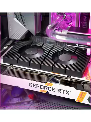 GPU Backplane Radiator Video Memory VRAM Radiator Panel Alloy Aluminum Cooling Backplate Dual Fan fo