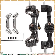 2Pcs Front and Rear Portal Axle with Metal Drive Shaft for  C14 C24 C24-1 C34 C44 B14 B24 1/16 RC Ca