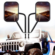 Doors Off Mirrors for Jeep Wrangler CJ YJ TJ JK JL & Unlimited Wider Rearview Mirrors Square Door Si
