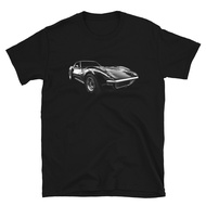 Chevy Corvette Stingray C3 '69 Men'S Vintage Racing Car Roadster Retro Tee Shirt