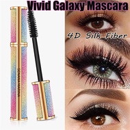 (Stream woman) SENANA Marina Mascara Vivid Galaxy 4D Mascara Silk Fiber Lashes Thick Lengthening Mascara Long Black Lash Eyelash Extension