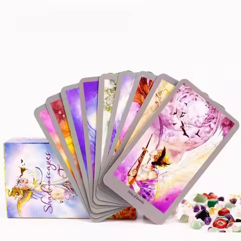 Shadowscapes Tarot Card | Big Size 12*7 cm | Fortune Telling Game | Divination Cards | with Paper Gu