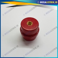 MERAH Busbar SM 40-8 Red Isolator Daitor Busbar Insulator Holder 40 x 40 mm M8 Red SM40-8