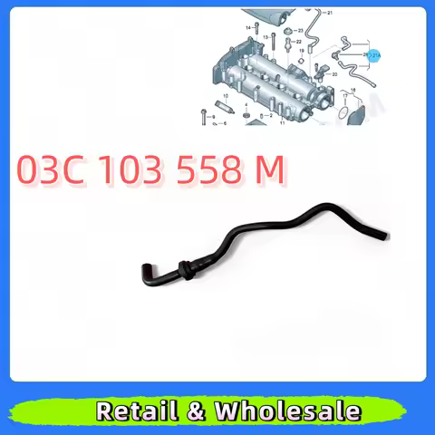 03C103558J CYLINDER HEAD COVER VENT HOSE 03C103558M FOR AUDI A3 8P 03C 103 558 M / 558M