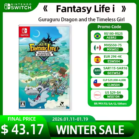 Nintendo Switch Game Deals - Fantasy Life i Guruguru Dragon and the Timeless Girl - Role Playing Gam