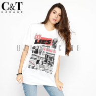 T Shirt Kaos Band GUN’S N ROSES - GNR - GUNS N ROSES - GUN N ROSES -  AXL ROSE - Premium White NSA