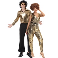 M-xl Music Festival Retro 70s disco Costume Couple Hippie disco Stage Performance Costume 80s Disco 