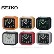 SEIKO Quiet Sweep Bell Alarm Light Snooze Analogue Clock QHK023 [Jam Loceng]