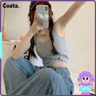 COATA Strap Vest, Sleeveless Slim Outerwear Vest, Outerwear Breathable Beach T-shirt Summer