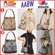 [FREE Delivery &amp; GIFT🎁] Tory Burch Monogram Bucket Bag Tory Burch Handbag Tory Burch Bag Tory Burch Sling Bag 2127