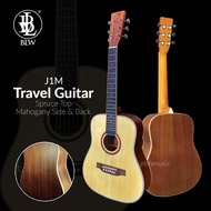 BLW 34 inch Dreadnaught J1M Travel Junior Size Spruce Top Mahogany Side &amp; Back Acoustic Guitar