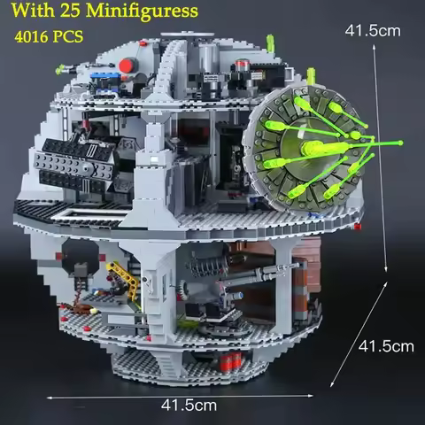 4016pcs Platform Ultimate Death Star Building Blocks Model Bricks Galaxy MOC 75159 DS-3 UCS Toys For