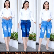 Jovena Jeans Pants 7/8 . Women's Jeans Shorts. Women's Ripped Short Jeans Jeans Women