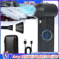 In stoick-Mini Turbo Snow Blower Handheld Snow Blower,Handheld Small Car Snow Blower Mini Dust Snow 