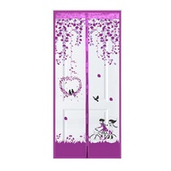 ม่านประตูผีเสื้อดอกไม้ตาข่ายมุ้งลวดป้องกันหน้าต่างตาข่าย Tirai MAGNET