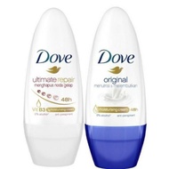 Dove Deodorant Roll On Ultimate White/Dove Deodorant Roll On Original Nourish & Smooth 40ml