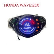 Honda Wave125X Ultimo W125X Revo lama Revo lawas Motorstar Zest X110 digital meter LED Speedometer odometer ASSY