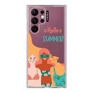 [S23ultra][S22ultra] HI-SHIELD Stylish เคสใสกันกระแทก Samsung S23ultra รุ่น Summer1